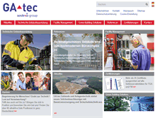 Tablet Screenshot of ga-tec.de